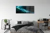 Glasbilder 125x50 Wandkunst Blitz fraktale Produktbild-Vorschau 3