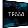 MuchoWow® Gerahmtes Poster Tessa - Pastell - Mädchen 40x40 Produktbild-Vorschau 1