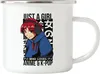Just A Girl Who Loves Anime And K-Pop Emaille Tasse Otaku Produktbild-Vorschau 1