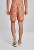 Urban Classics Badehose Floral Swim Shorts Orange-XL Produktbild-Vorschau 2