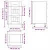 vidaXL Küchen-Unterschrank Lucca Sonoma-Eiche Holzwerkstoff Produktbild-Vorschau 8
