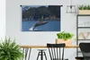 MuchoWow® Wandteppich Wandbehang Nordamerika - Meer - Wale Produktbild-Vorschau 2