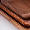 3er Set Tablett rechteckig Holz Akazienholz Holzschale Produktbild-Vorschau 5