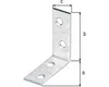Spojovací úhelník sedlový 40x40x15 mm sendzimirově Náhled obrázku produktu 2