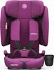 A purple car seat with a white logo on the headrest. Produktbild-Vorschau