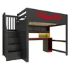 Flieks Etagenbett 140x200cm mit Schreibtisch und USB, Produktbild-Vorschau 8