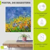 ARTland Poster Wildblumen Größe: 70x70 cm Produktbild-Vorschau 2