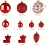 DEUBA® Weihnachstkugeln 102tlg Ø 3-6cm Kunststoff matt Produktbild-Vorschau 7