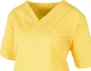beb MEDIZIN/PFLEGE Uni KASACK Kurzarm V-Neck Lyocell Gelb M Produktbild-Vorschau 2