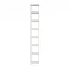 KOMTO Bücherregal Weiß – Schmales Regal 20 cm Breit mit 3 Produktbild-Vorschau 5