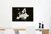 MuchoWow® Poster Karte - Europa - Schwarz 60x40 cm - Produktbild-Vorschau 5