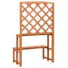 vidaXL Scala a fiore con traliccio arancione 70x42x120cm in Anteprima dell’immagine prodotto 3