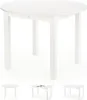 Runder Ausziehbarer Tisch für Esszimmer - 102-142 cm Produktbild-Vorschau 1