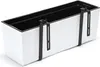 Ratanový balkonový květináč s háčky šedá 19 x 56 x 19,5 cm Náhled obrázku produktu 6