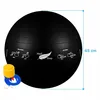 Piłka do ćwiczeń,  gimnastyczna 65cm czarna Medi Sleep Podgląd zdjęcia produktu 3