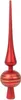 Puntale In Plastica Per Albero Di Natale 30 Cm Rosso E Anteprima dell’immagine prodotto 2