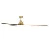 Parrot Uncle Ventilateur Plafonnier 122cm, Or et Bois, Voir les images du produit 9