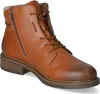 A single brown leather boot is shown against a white background. Produktbild-Vorschau