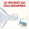 Close-up of a baby bottle nipple with a diagram showing how it mimics a mother's breast. Podgląd zdjęcia produktu