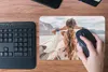 MuchoWow® Mauspad Mousepad Frau - Boot - Norwegen - Weiß - Produktbild-Vorschau 4