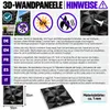 Kunststoff 3D Wandpaneele Wanddeko Wandverkleidung Produktbild-Vorschau 6