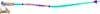A single ski pole against a white background. Produktbild-Vorschau