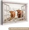 MuchoWow® - Leinwandbilder - Durchblick - Schottische Produktbild-Vorschau 1