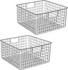 mDesign Allzweckkorb Drahtkorb Gitterbox Organizer Regal Produktbild-Vorschau 1