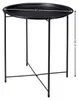 HOWHOMELY | Table basse - Table de salon - noire - 47 x 50 Voir les images du produit 3