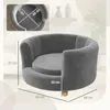 PawHut Hundesofa Hundecouch, Haustiersofa mit Rückenlehne Produktbild-Vorschau 3