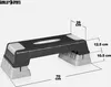 A product shot of an aerobic stepper with dimensions indicated. Náhled obrázku produktu