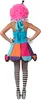 Bommel Rainbow Clown Damenkostüm Produktbild-Vorschau 2