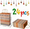 Geschenktüten für Weihnachten - 24 Papiertüten mit Henkel Produktbild-Vorschau 2