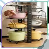 Metalen pottenrek, 8 etages, keukenorganizer, verstelbaar Productafbeelding-voorbeeld 8