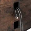 Meuble pour téléviseur Galway 110x41,5x50,5cm - Bois foncé Voir les images du produit 8