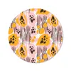 MuchoWow® Mauspad Mousepad Rosa - Orange - Formen - Muster Produktbild-Vorschau 1