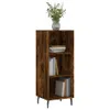 vidaXL Sideboard Räuchereiche 34,5x32,5x90 cm Holzwerkstoff Produktbild-Vorschau 4