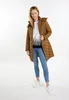 Manteau matelassé pour femme Mutha - Beige, taille L Voir les images du produit 2