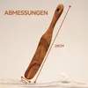 Teigschaber Holz 28cm aus Teakholz, Sauerteig Zubehör, Produktbild-Vorschau 2