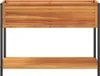 vidaXL Bac à plantes avec étagère 110x45x80 cm bois massif Voir les images du produit 4
