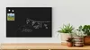 Lavagna magnetica 60×40 cm da GESSO NERA CHALKBOARD Anteprima dell’immagine prodotto 4