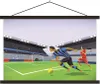 MuchoWow® Textilposter Eine Illustration von Spielern, die Produktbild-Vorschau 1