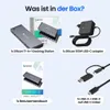 Siltcon® 17-in-1 Hybrid Dockingstation mit 100W Adapter – Produktbild-Vorschau 9