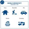 Werkzeugkoffer WZK169 Scheppach gefüllt - 169-teiliges Produktbild-Vorschau 2