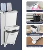 Hengda 42L Kosz na śmieci do kuchni z 4 przegrodami do Podgląd zdjęcia produktu 5