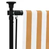 Vonkajšia roleta oranžovo-biela 100x270 cm látka a oceľ Náhľad obrázku produktu 6