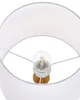BELIANI Tischlampe Silber Metall 51 cm Stoffschirm Produktbild-Vorschau 6
