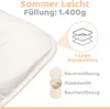 Engelshof Alpaka Bettdecke "Farisa" Sommerleicht 220x240cm Produktbild-Vorschau 3