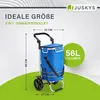 Juskys Einkaufstrolley 3in1 mit 2 Rollen für Shopping - 56 Produktbild-Vorschau 2