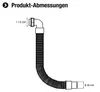 CORNAT Rezyklat Abgangsrohr flexibel 90° - 1 1/2 Zoll x Produktbild-Vorschau 2